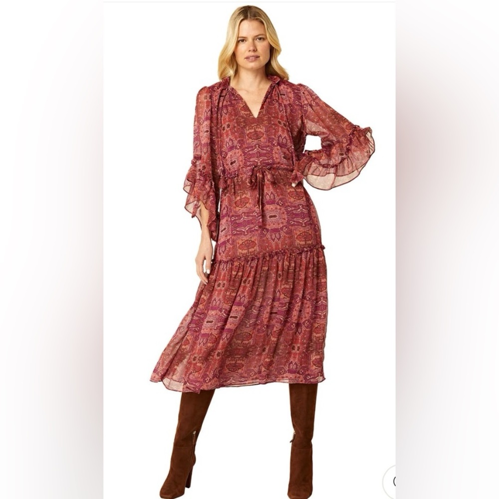 Misa Los Angeles Red Marcele Dress